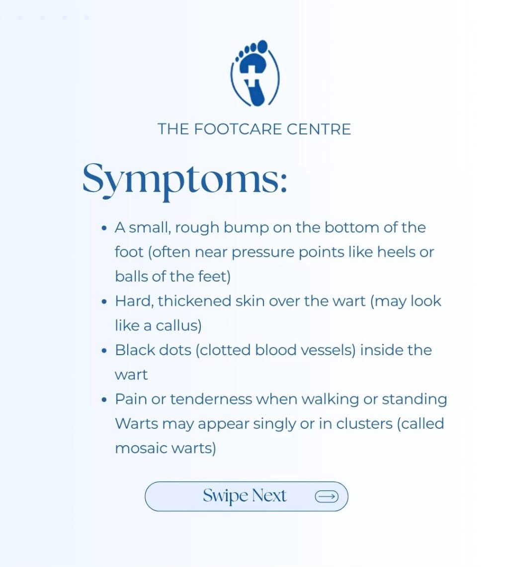 Plantar Warts Symptoms